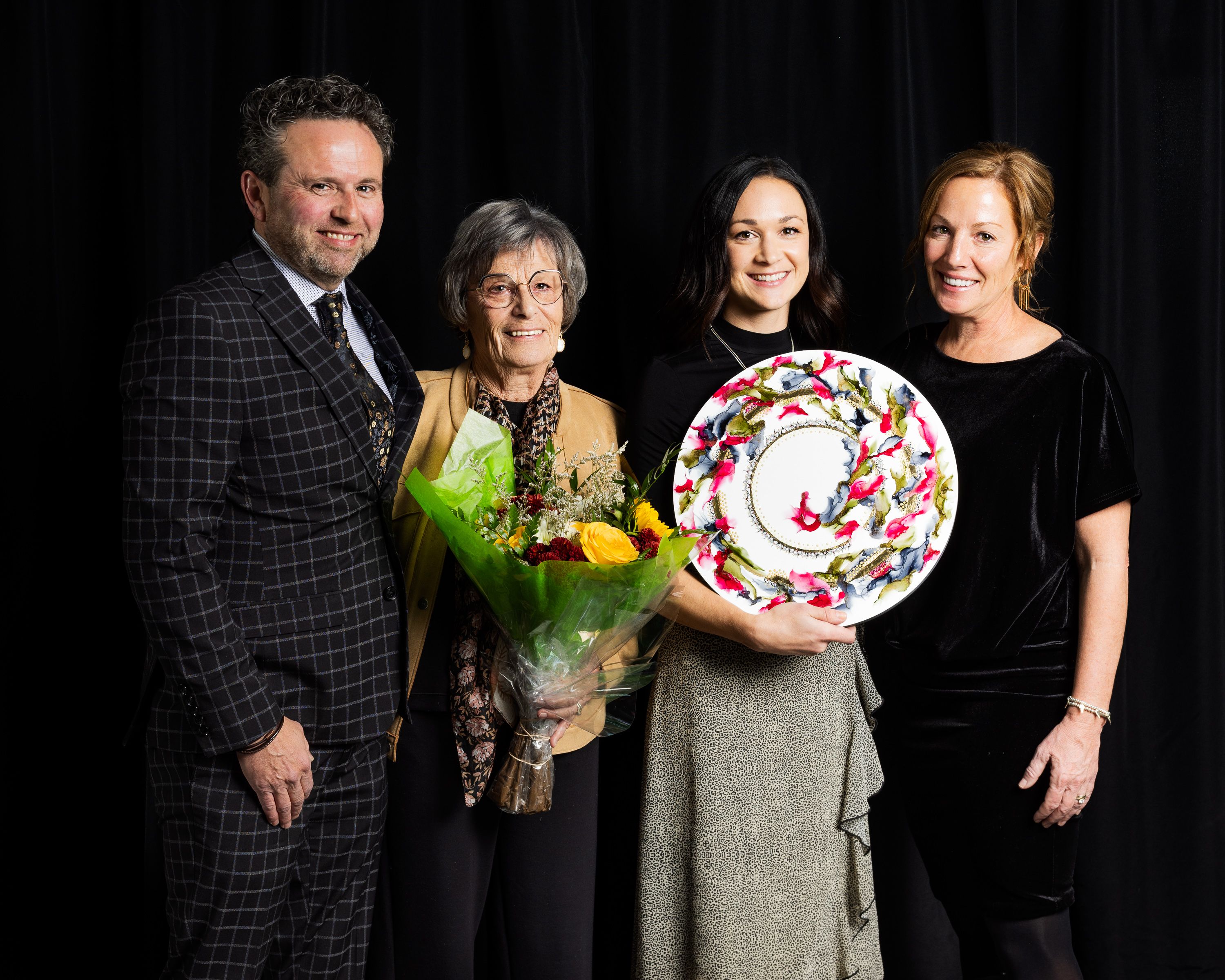 Award presentation at the Battlefords business excellence awards